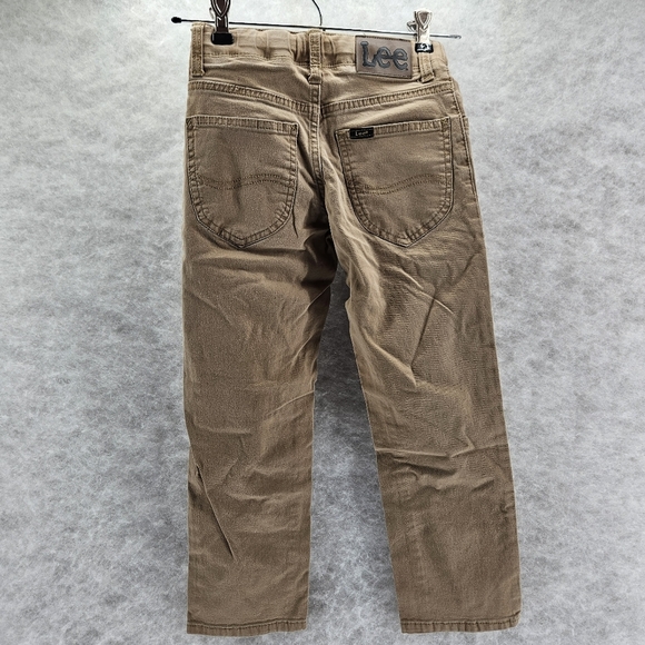 Lee Extreme Motion MVP Khaki jeans youth 8 straight leg 5 pocket - Picture 4 of 8